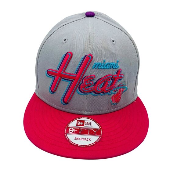 New Era Miami Heat Hardwood Classics Cap Hat - Picture 1 of 8